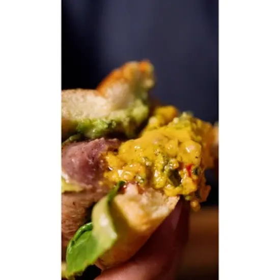 Juicy Lucy Angus Beef Burger Patties Stuffed with Jalapeno Cheese - Frozen - 32oz/6ct image {2}