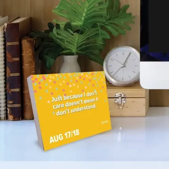 Willow Creek Press 2024 Daily Desk Calendar 5.2"x6.2" Sprinkle Sarcasm Like Confetti image {3}