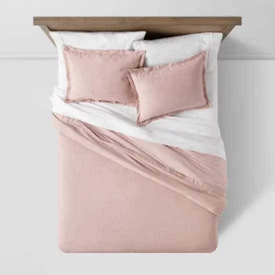 Cotton Linen Chambray Duvet Cover & Sham Set - Threshold&trade; image {2}