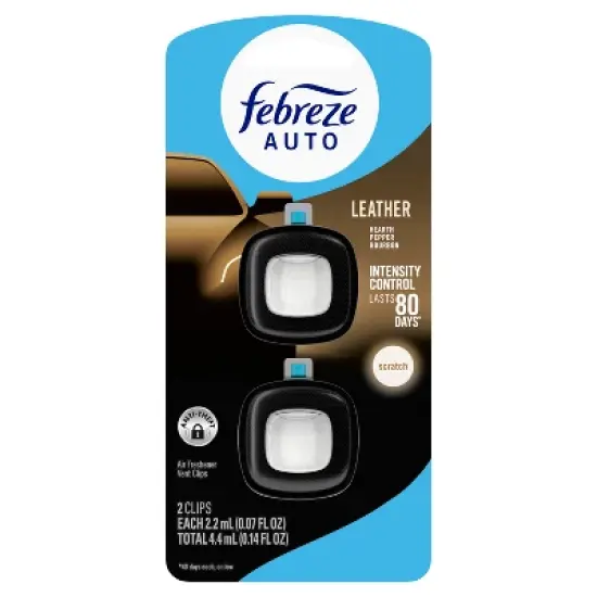 2ct Febreze Auto Leather image {1}