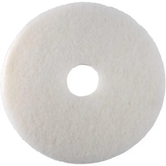 Oreck Commercial 437.051 Polish Orbiter Pad, 12" Diameter, for 550MC Orbiter Floor Machine, White image {1}