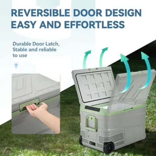 Simzlife 12 Volt Refrigerator, Electric Cooler, Portable Fridge & Freezer for Car, RV, and Home image {6}