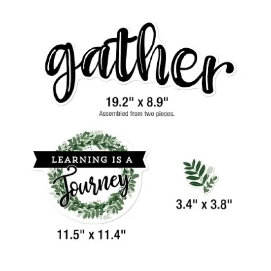 Carson Dellosa Education Farmhouse Motivational Signs Bulletin Board Set (34 pieces) image {2}