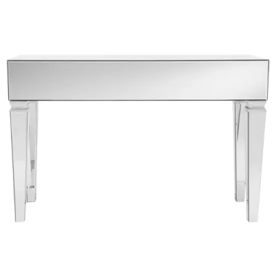 Darla Contemporary Mirrored Console Table - Aiden Lane image {6}