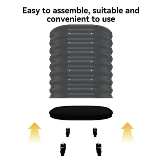 Heavy Duty Galvanized Steel Garden Bed image {6}