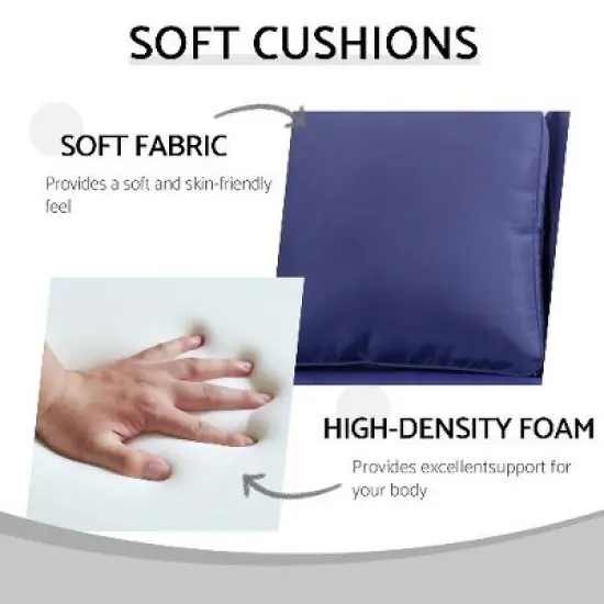 Sapphtopaz Modern 5-Piece Outdoor Patio Sofa Set, Steel Frame Wicker Sectional Sofa Set with Cushions (3-Seat Outdoor Sofa,2 Single Chair & 2 Ottoman) image {4}