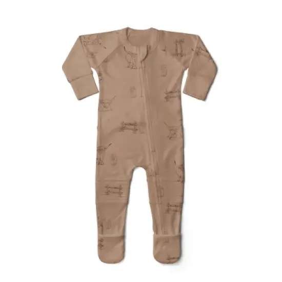 Goumikids Viscose made from bamboo + Organic Cotton Sleep and Play Zippered Jumpsuit image {26}