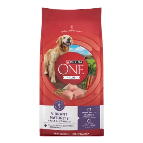 Purina ONE SmartBlend Vibrant Maturity Natural Chicken Flavor Dry Dog Food for 7+ Senior Dogs image {8}