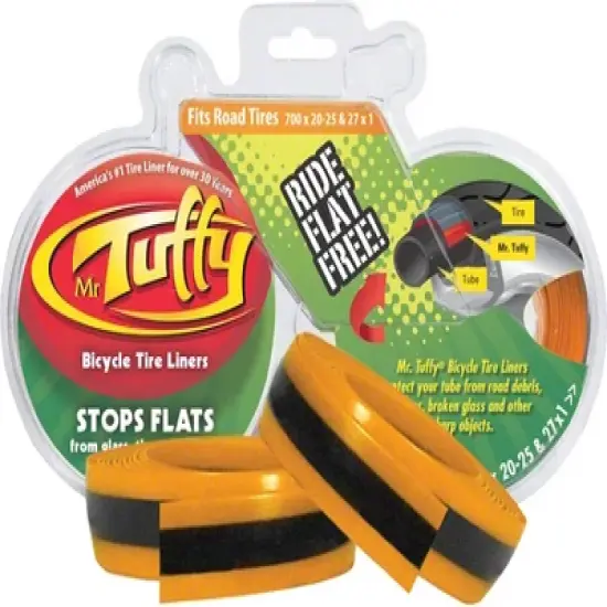 Mr. Tuffy Tire Liner: 700x20 - 25, 27x1 Orange image {1}