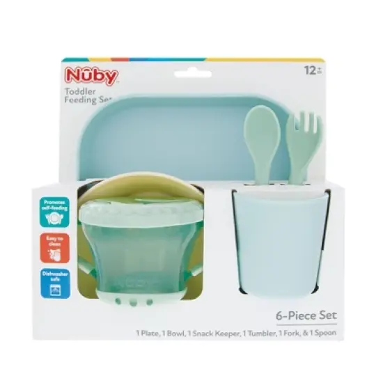 Nuby 6pc Toddler Feeding Set image {7}