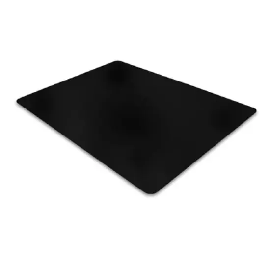Vinyl Chair Mat for Carpets Rectangular Black - Floortex image {9}