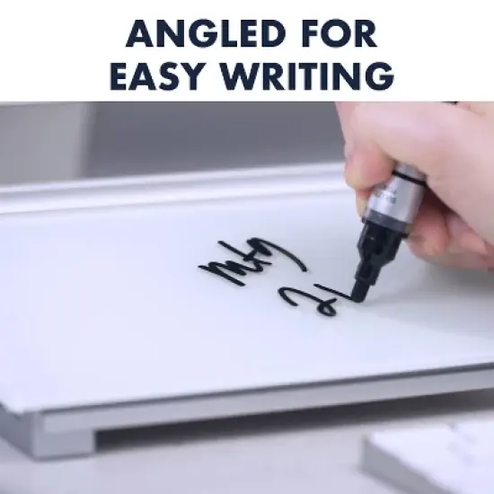 Quartet Glass Dry Erase Desktop Computer Pad 18 x 6 White GDP186 image {6}