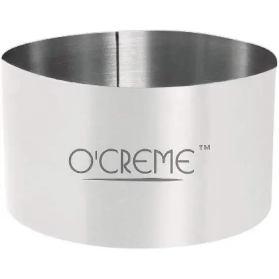 O'Creme Round Cake Ring Stainless Steel image {3}