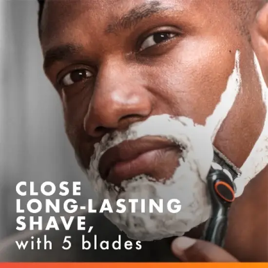 Gillette Fusion5 Power Razor for Men - 1 Gillette Power Razor Handle + 2 Blade Refills image {2}