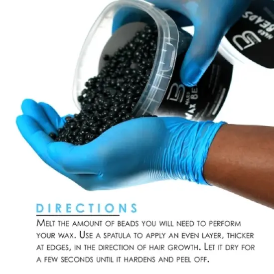 L3VEL3 Wax Beads - Removes Unwanted Hair - Made with Black Carbon - Gentle on Delicate Skin- Fast and Easy Application- Suitable for all Skin- 16.9 oz image {3}