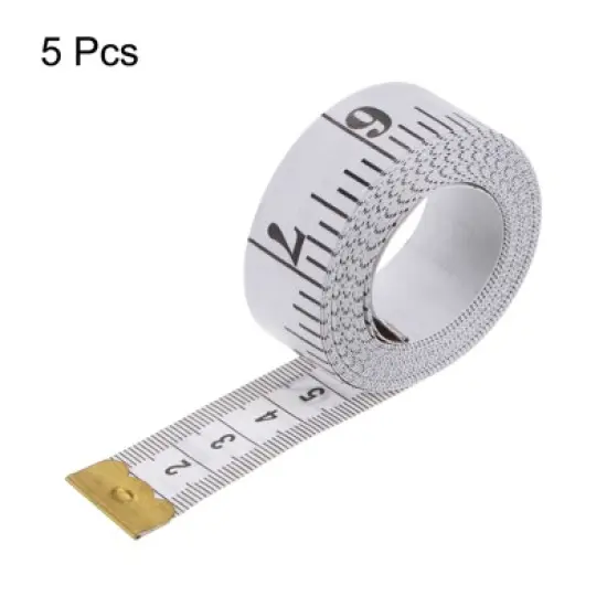 Unique Bargains Plastic Soft Flexible Tailor Ruler 300cm/118" 5 Pcs image {2}