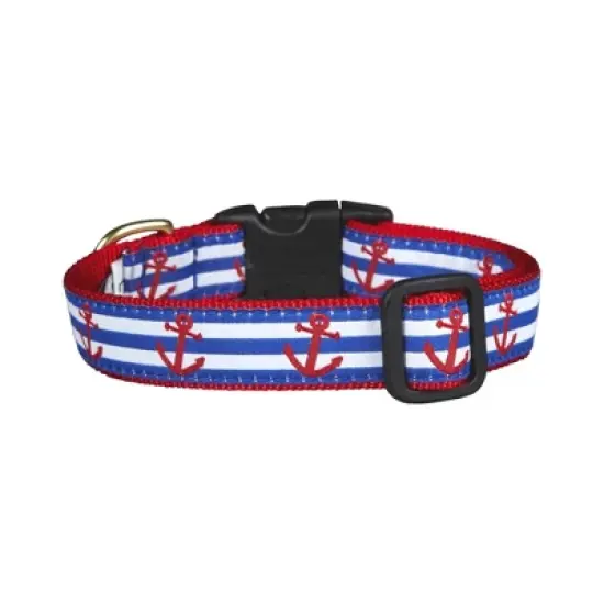 Up Country Anchors Aweigh Dog Collar - X-Large image {1}