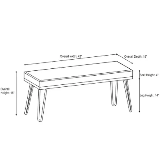Aldelfo Bench - Chic Home     image {1}