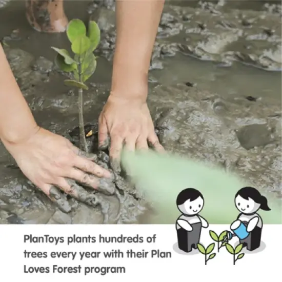 Plantoys| Dino Wooden Figure Set image {5}