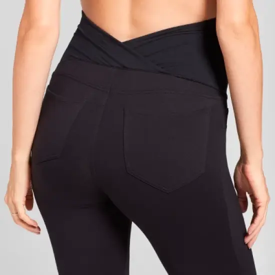 Over Belly Ponte Maternity Pants - Isabel Maternity by Ingrid & Isabel&trade; image {4}