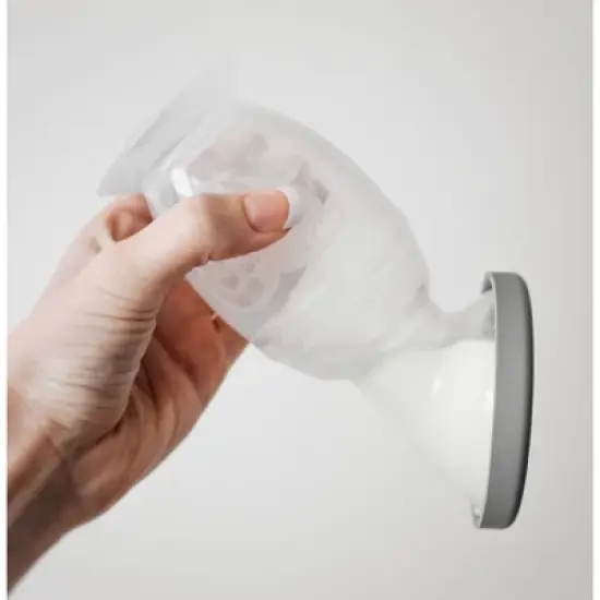 haakaa Breast Pump with Suction Base and Gray Leak-Proof Cap - 5oz image {2}