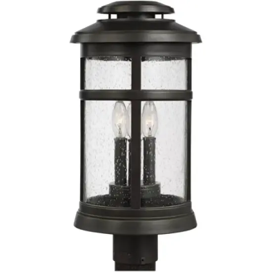 Generation Lighting Newport 18 1/2" Antique Bronze Outdoor Post Light image {2}