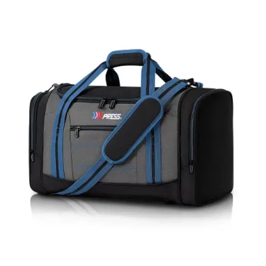 New York Xpress LX-298 Travel Duffel Bags for Women Men, Foldable Sports Gym Bag with Adjustable Strap image {4}