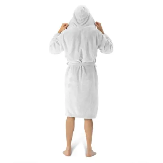 Miami Dolphins NFL Hooded Silk Touch Bath Robe 26x47 Inches image {2}