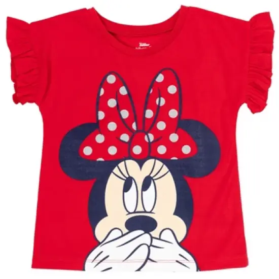 Mickey Mouse & Friends Minnie Mouse Girls Graphic T-Shirts and Shorts image {3}