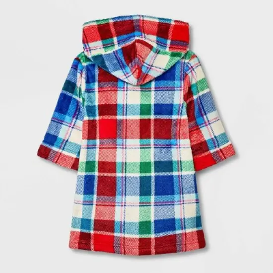 Toddler Boys' Plaid Robe - Cat & Jack&trade; Red image {1}