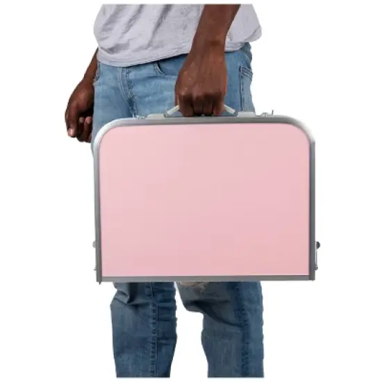 Folding Lap Tray Desk Pink - Mind Reader image {6}