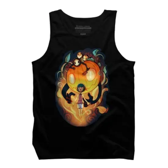 Men's Design By Humans Halloween Spirit By AshenWorks Tank Top image {2}