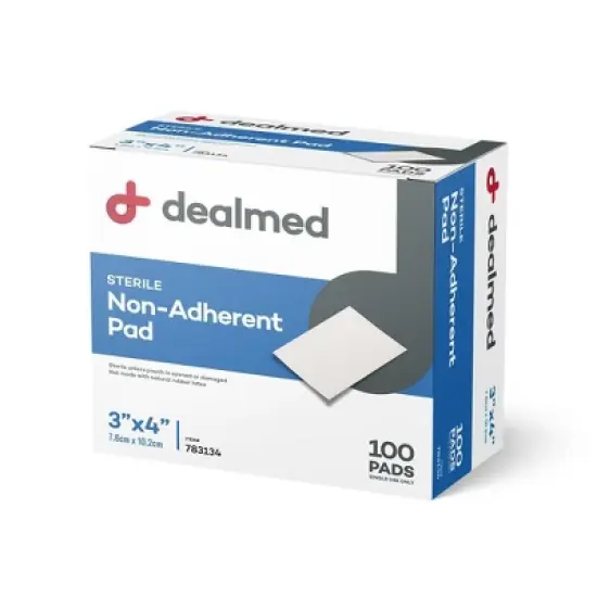 Gauze Pad, Sterile, Non-Adherent, 3" X 4" image {3}