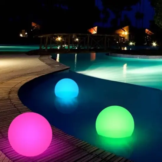 Main Access Ellipsis 13 Inch Floating Ball Waterproof Color Changing LED Ball image {2}