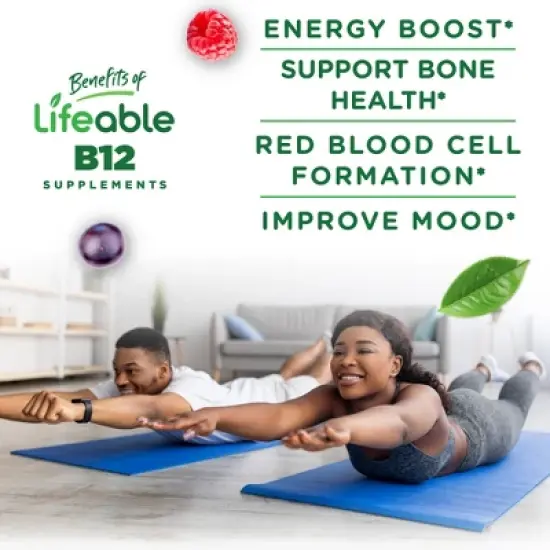 Lifeable - Sugar Free - Vitamin B12 - Adult - 90 Gummies image {3}