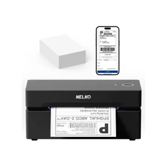 Nelko 4"x6" White Label Paper 500 Sheets image {1}