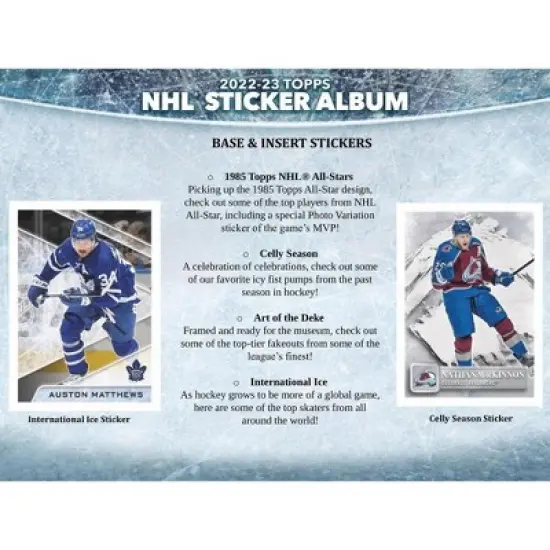2022-23 Topps NHL Hockey Sticker Collection Box image {4}