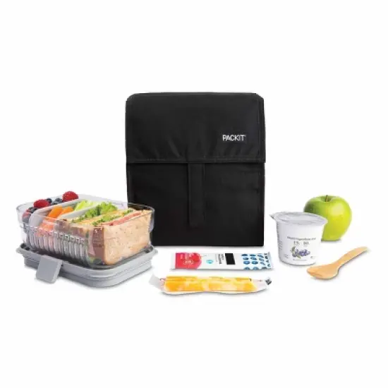 Packit Freezable Lunch Bag - Black image {8}