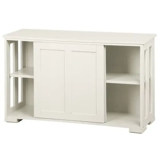 Yaheetech Sideboard Buffet Cabinet with Storage Sliding Door for Kitchen Dining Room image {7}