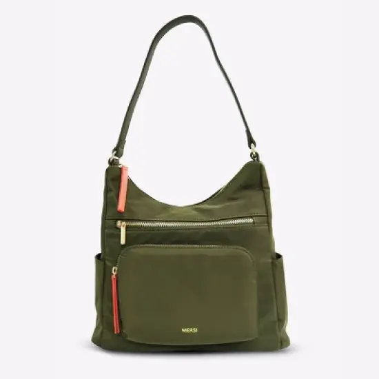 MERSI Harper Shoulder Bag Lightweight Nylon Tote Bag image {4}