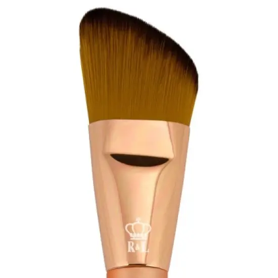 OMNIA Brush Rose Gold Angled Foundation Makeup Brush, BOM-08 image {1}