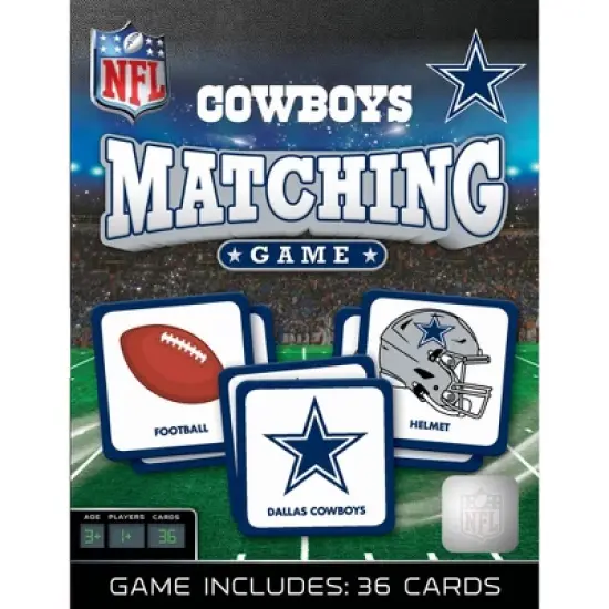 MasterPieces NFL Dallas Cowboys Card Matching Game for Kids & Families - Memory Game image {5}