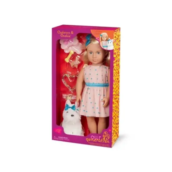 Our Generation Cadence & Cookie 18" Matching Doll & Pet Set image {6}