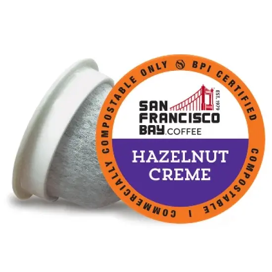 San Francisco Bay Hazelnut Creme Compostable Coffee Pods image {1}