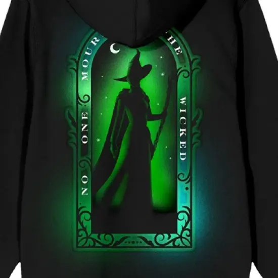 Wicked Part One No One Mourns The Wicked Women's Long Sleeve Hooded Sweatshirt image {3}