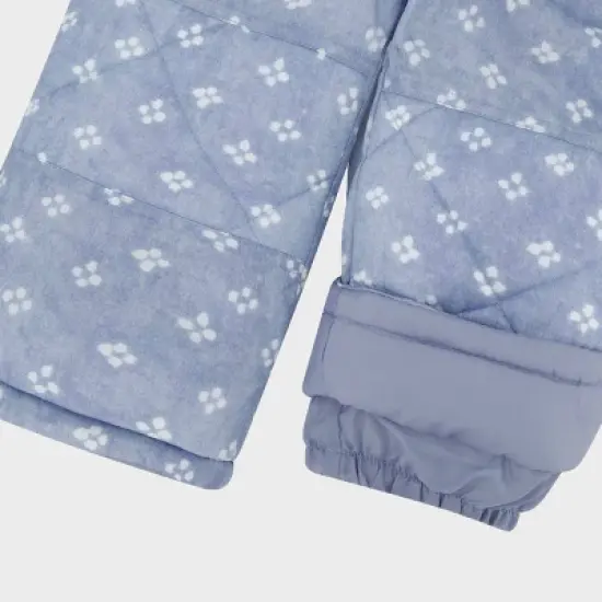 OshKosh B'gosh &reg; Toddler Girls' Floral Snow Bib and Jacket Set - Blue image {4}