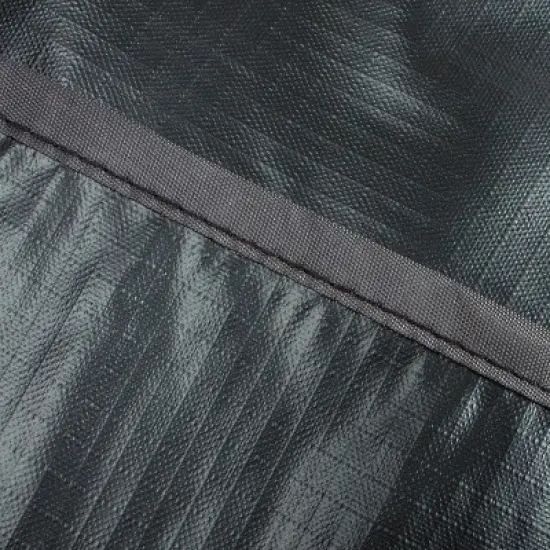 Summerset Shield Gold 2-Layer Polyester Fabric Outdoor Dining Set Cover, Charcoal Grey image {5}