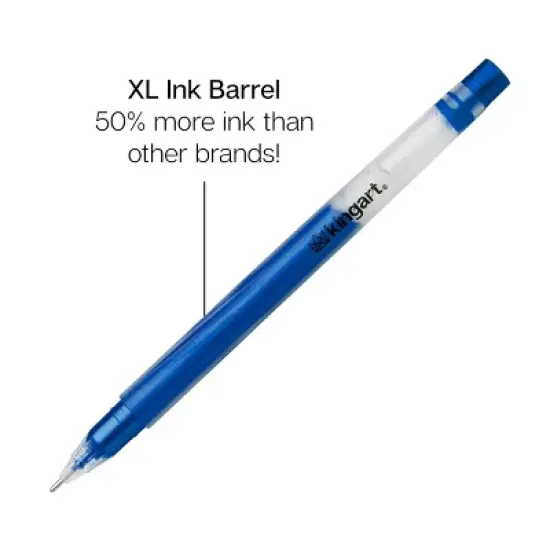 KINGART Gel Pens 12 Glitter Colors image {2}