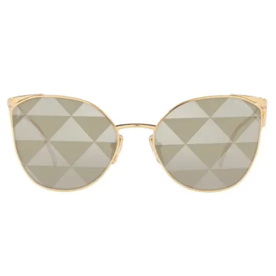 Prada PR 50ZS ZVN04T Womens Fashion Sunglasses Pale Gold 59mm image {1}