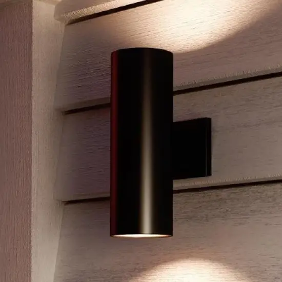 Urban Ambiance Luxury Contemporary Outdoor Wall Light,  14"H x 5"W,  Olde Bronze Finish, UHP1060 image {7}